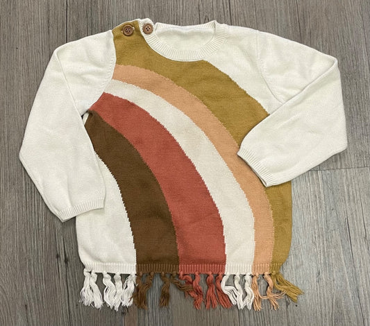 Ivory  Knit Sweater, 2Y