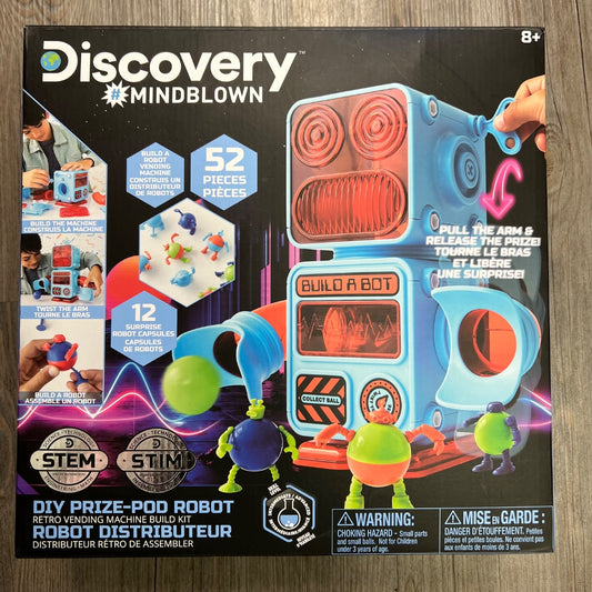Multi Colour Discovery Mindblown DIY Price Pod Robot Missing 1 Blue Hand, Pre-owned