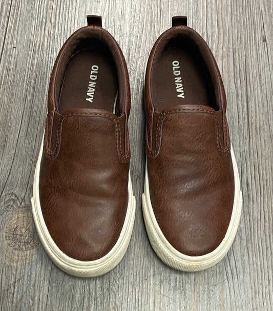 Brown Old Navy Slip On Sneaker, 12Y