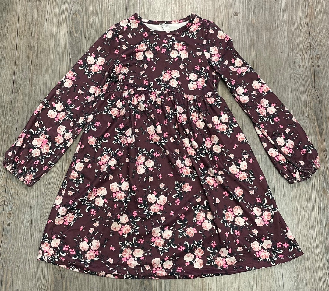 Floral Lovefire Long Sleeves Dress, 6Y