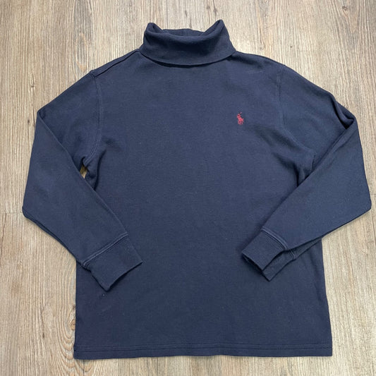 Navy Polo Ralph Lauren Turtleneck LS Top, 6Y