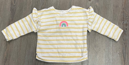 Rainbow Gap Sweatshirt Long Sleeves, 6-12M