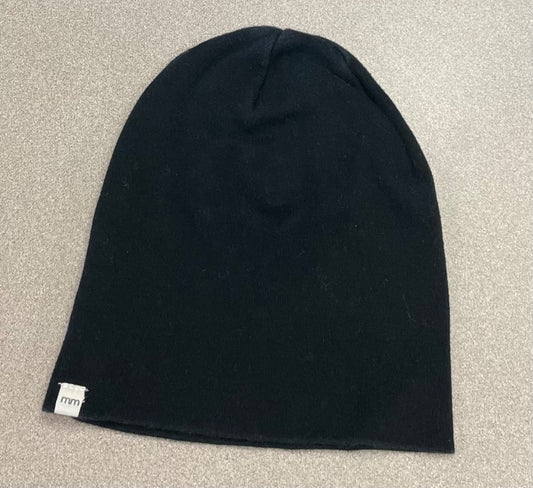 Black Mini Mioche Cotton Baby Hat, 12-24M