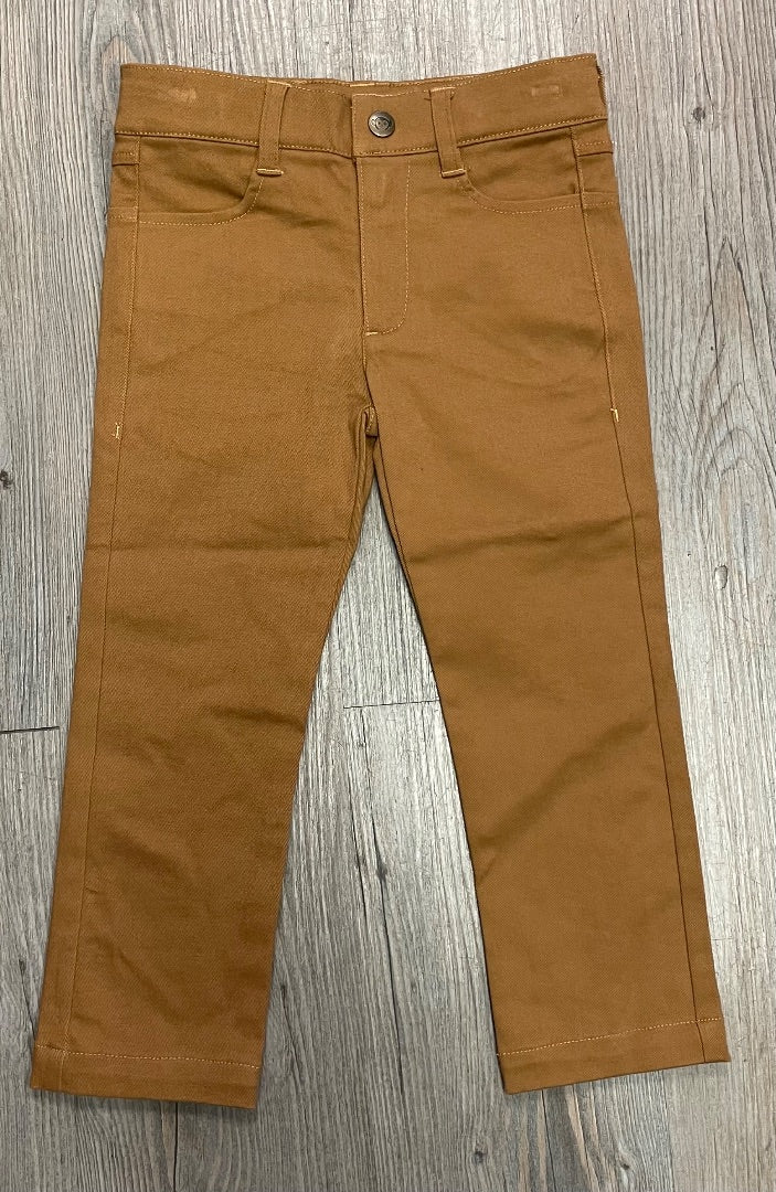 Brown Appaman Soft Stretch Jeans, 3Y