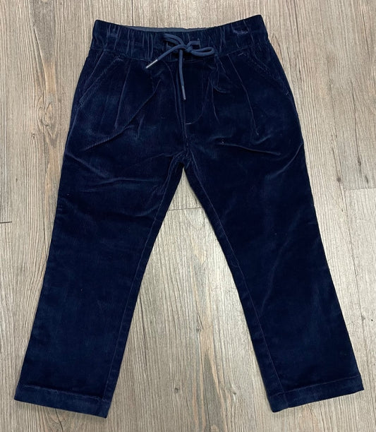 Navy Appaman Corduroy Pants, 3Y