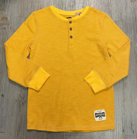 Yellow Appaman Long Sleeves Top, 6Y