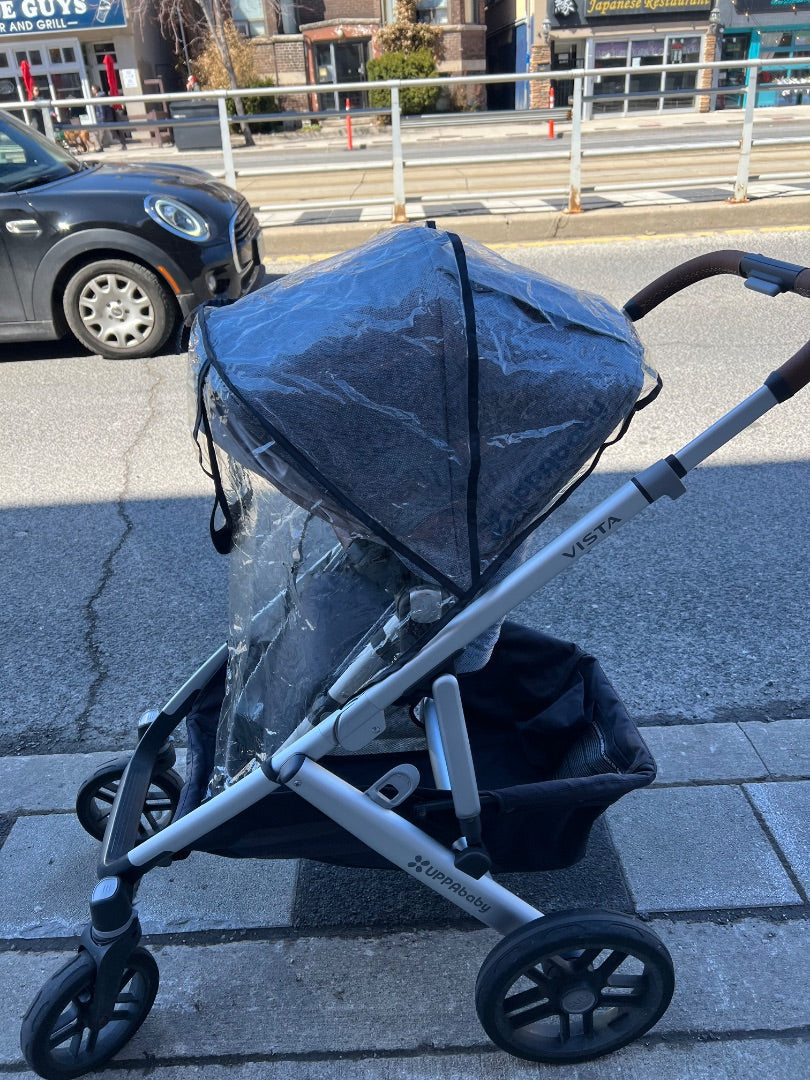 Blue Uppababy Single Vista Stroller, 0-4Y