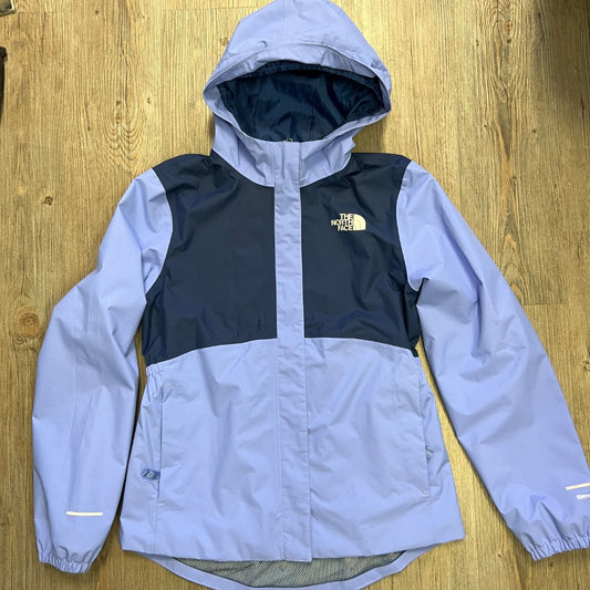 Lavender Navy North Face Antora Rain Jacket, 14-16Y