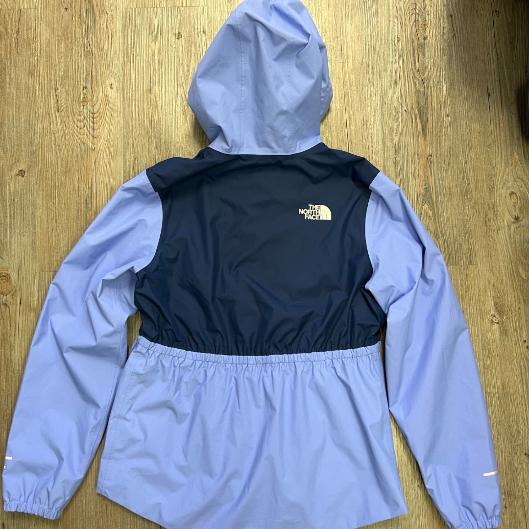 Lavender Navy North Face Antora Rain Jacket, 14-16Y