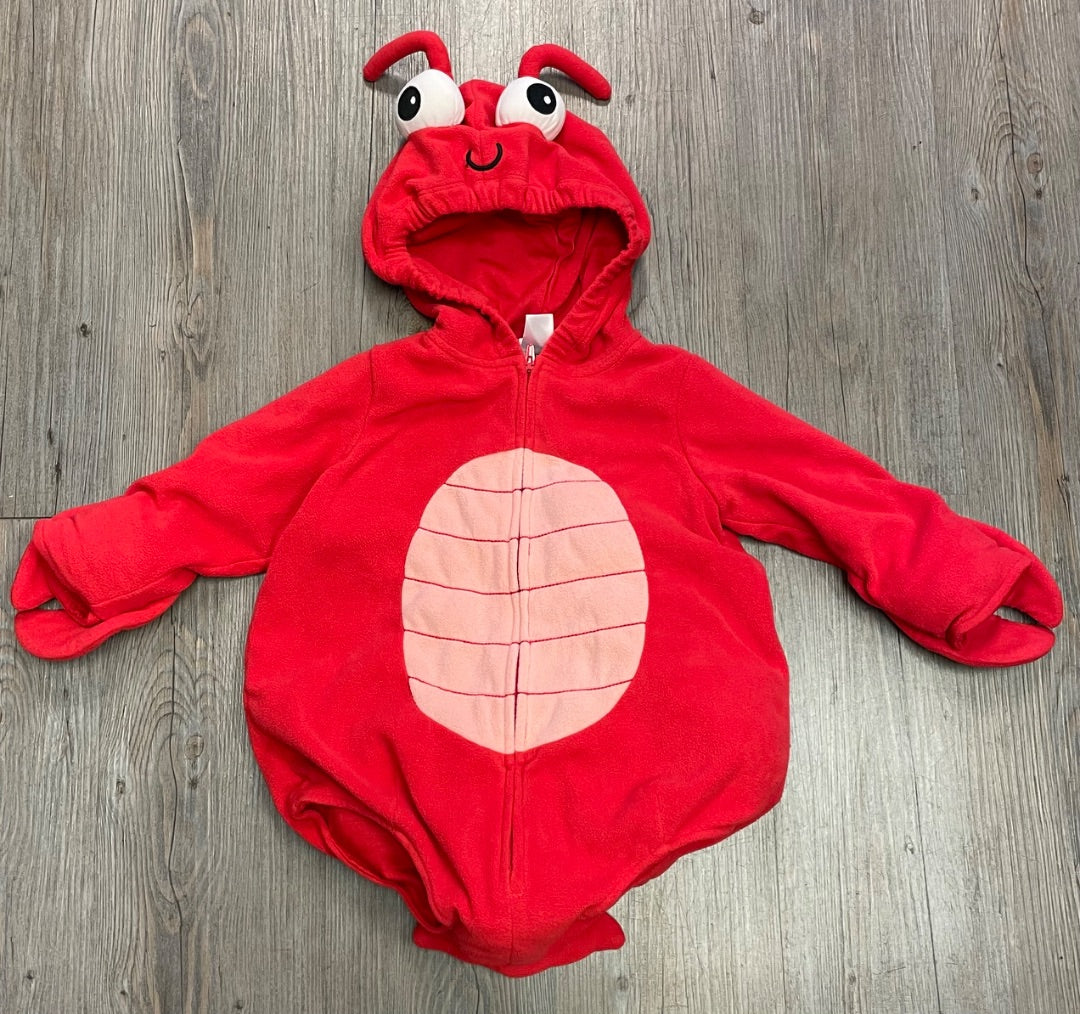 Red Carters Lobster Costume, 18M