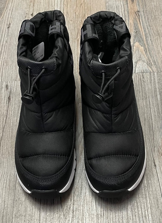 Black Northface Winter Boots, 1Y