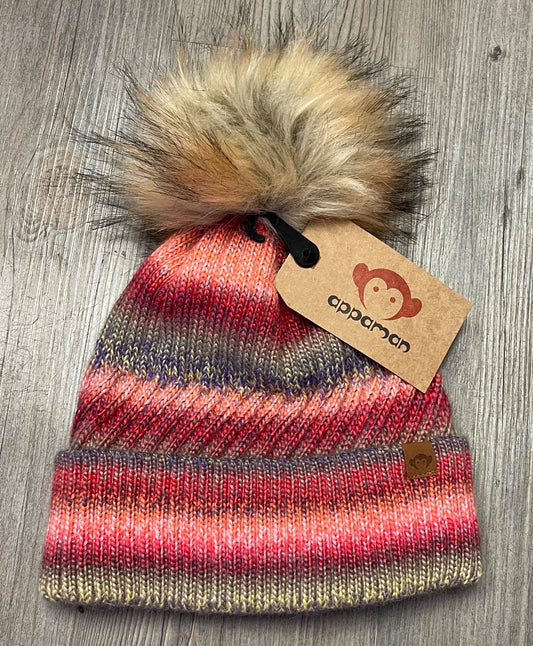 Multi Colour Appaman Knit Pom Winter Hat, 5-7Y
