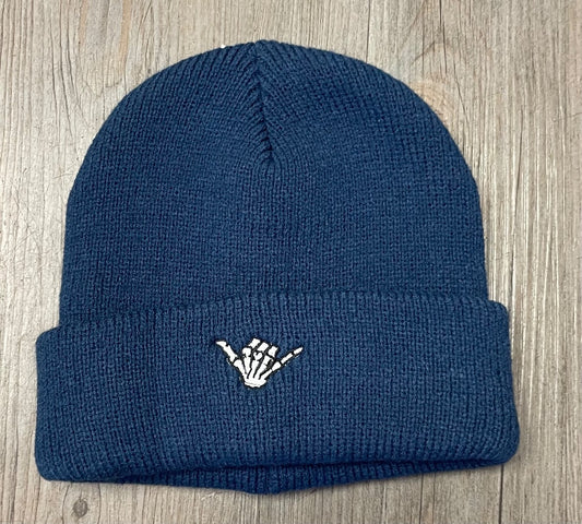 Blue F4A Canyon Knit Beanie, One Size