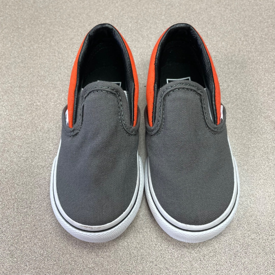 Grey Vans Slip On Sneaker, 6T