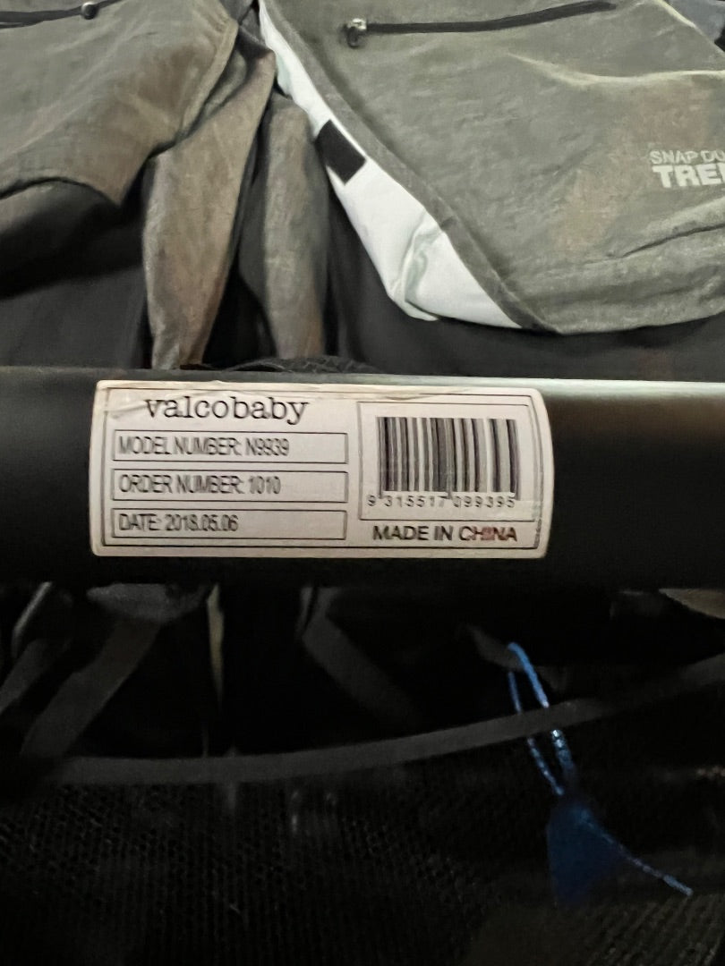 Grey Valco Baby Snap Duo Trend Side by Side Double Stroller, 0-45lbs