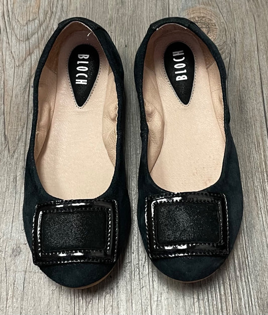 Black Bloch Flat Shoes, 13.5Y