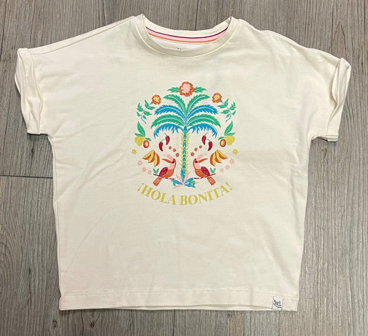 Whisper White Noppies Tee, 4Y