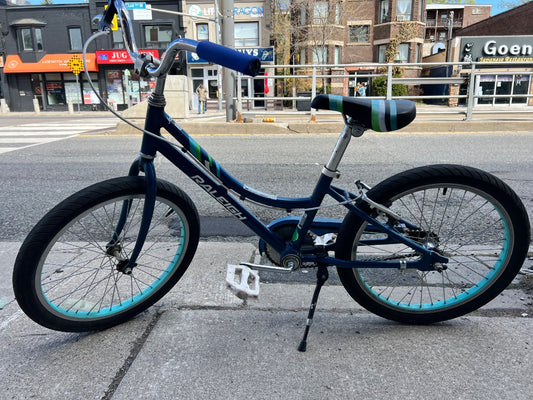 Blue Raleigh Jazzi Bike, 20 Inch