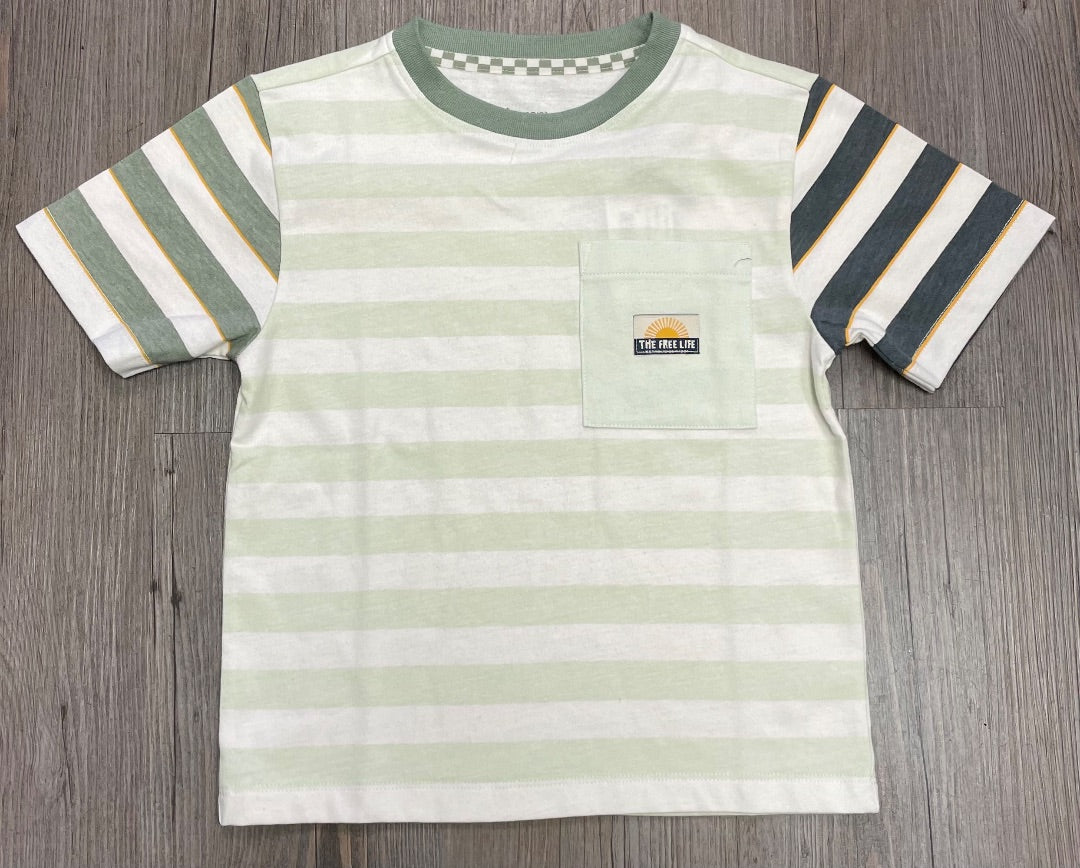 Almost Aqua Noppies Tee, 4Y