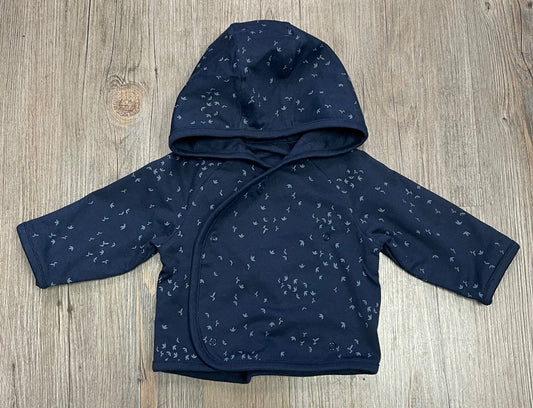Navy Noppies Indoor Jacket Reversible, Newborn