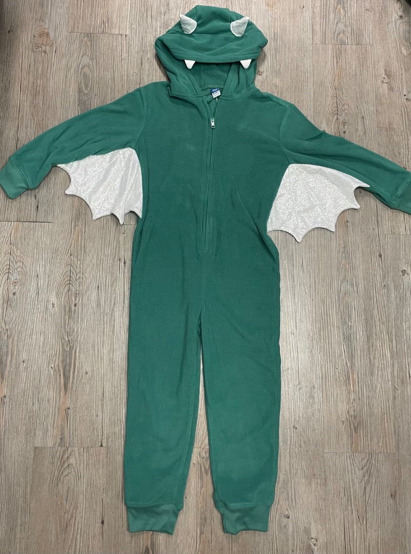 Green Old Navy Dragon Costume, 6-7Y