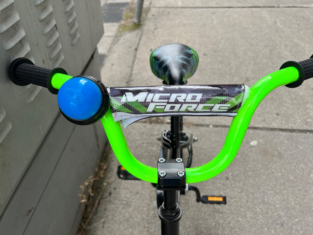 Blue Green BMX Micro Force Bicycle, 12 Inch