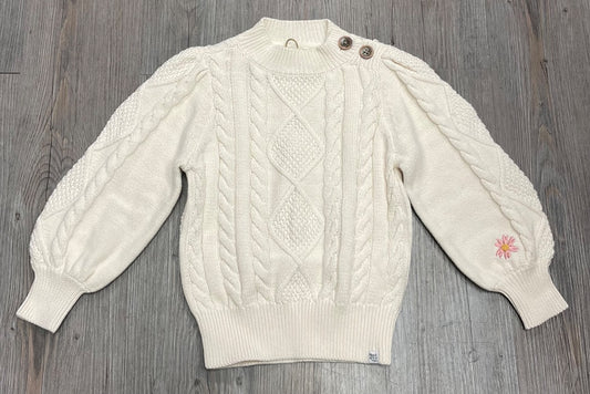 Buttercream Noppies Knit Pullover, 3-4Y