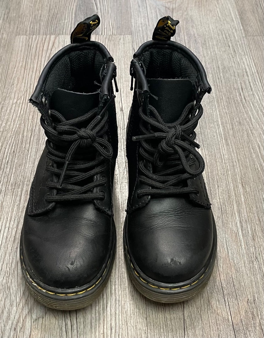 Black Dr Martens Fall Boots, 11Y