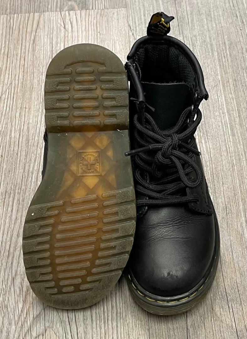 Black Dr Martens Fall Boots, 11Y