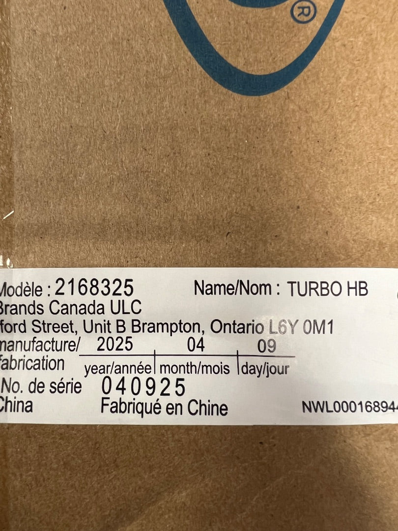 Black Graco Turbobooster, 4-10Years Old