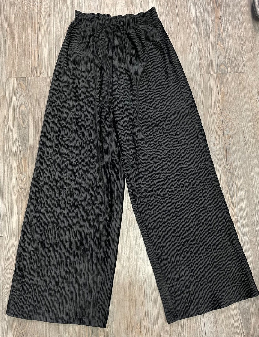 Black Zara Wide Leg Pants, 10-12Y