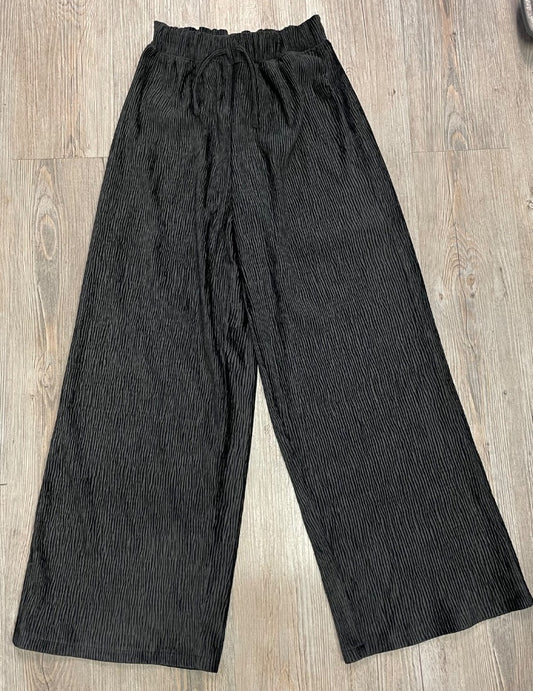 Black Zara Wide Leg Pants, 10-12Y