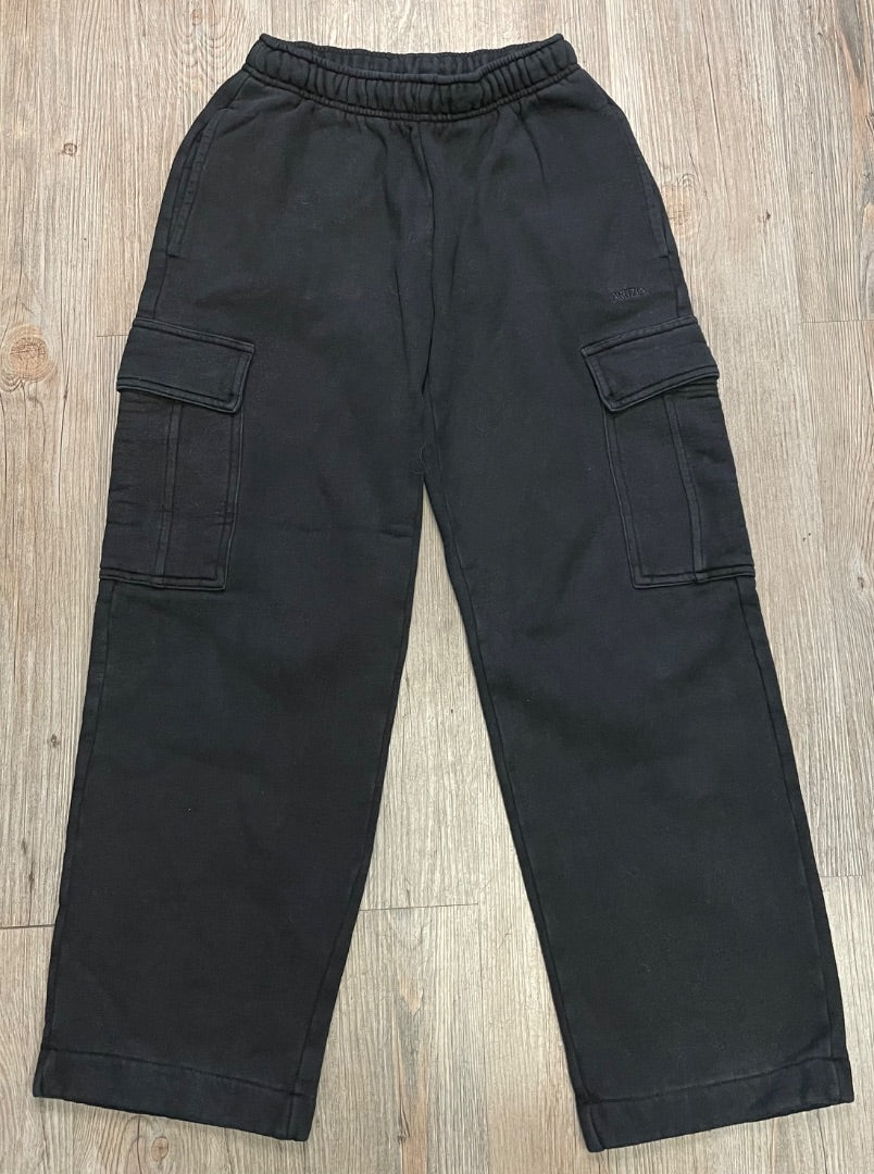 Black TNA Cozy Sweatfleece Mega Cargo, 2XS