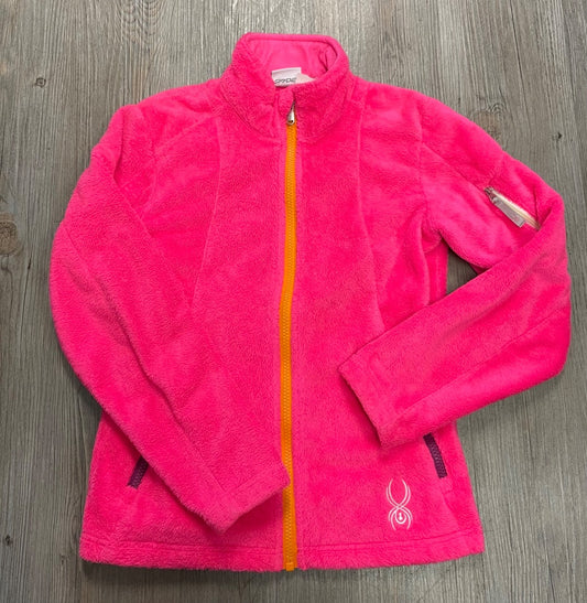 Pink Spyder Fleece Jacket, 10-12Y