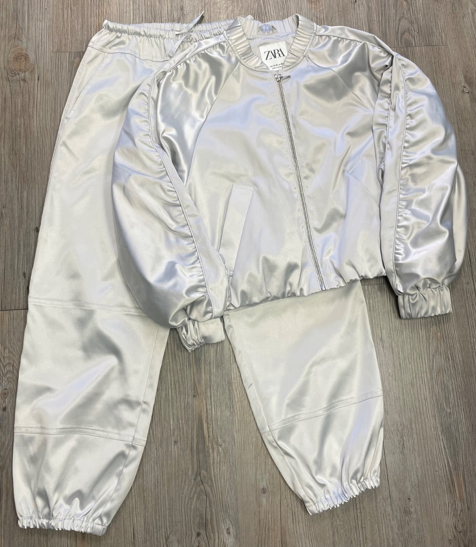 Silver Zara 2pc Clothing Set, 11-12Y