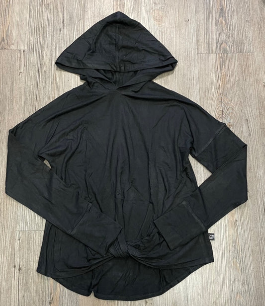 Black Terez Pullover Hoodie, 10-12Y