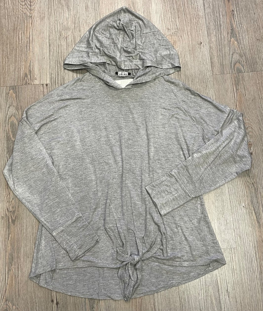 Grey Terez Pullover Hoodie, 10-12Y
