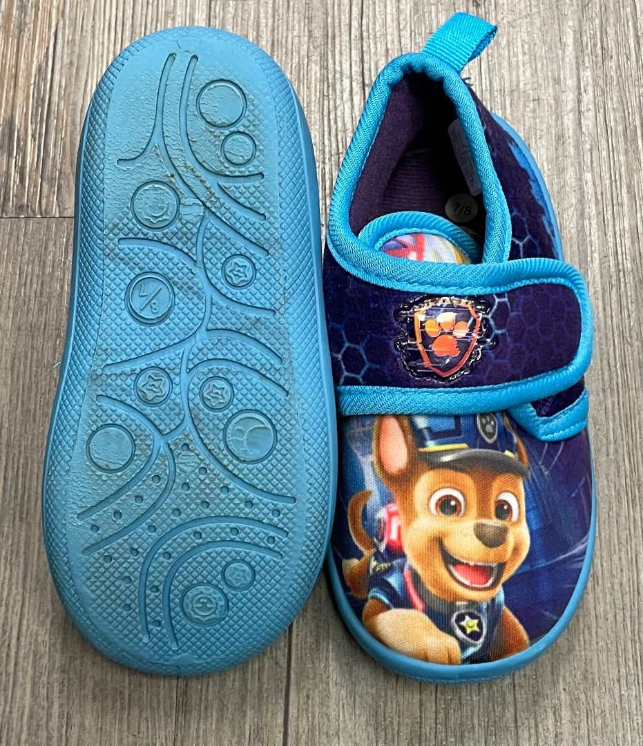 Multi Colour Paw Patrol Indoor Shoes, 7-8T