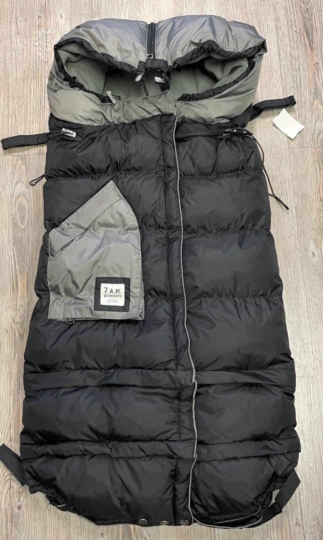 Black,Grey 7AM Stroller Footmuff, 6-4Y