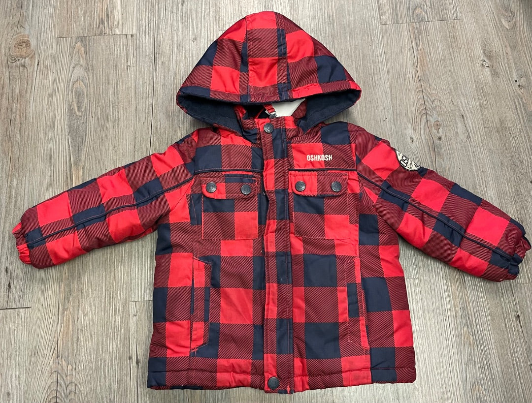 Red Oshkosh Winter Jacket, 3Y