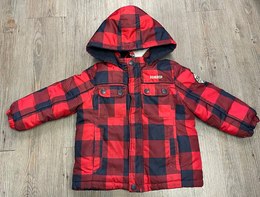 Red Oshkosh Winter Jacket, 3Y