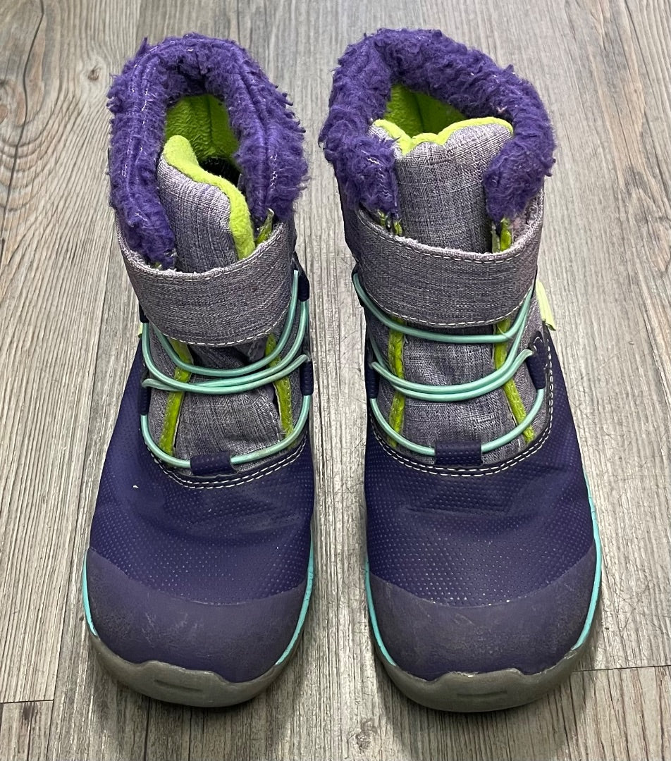 Purple See Kai Run Winter Boots, 12Y