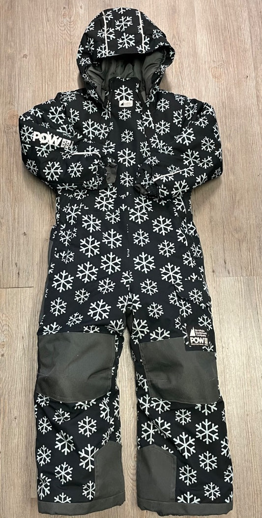Black Grey Snowflakes MEC Toaster Suit, 6Y