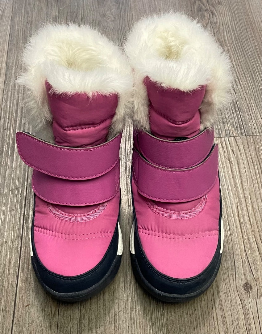 Pink Sorel Velcro Winter Boots, 10T