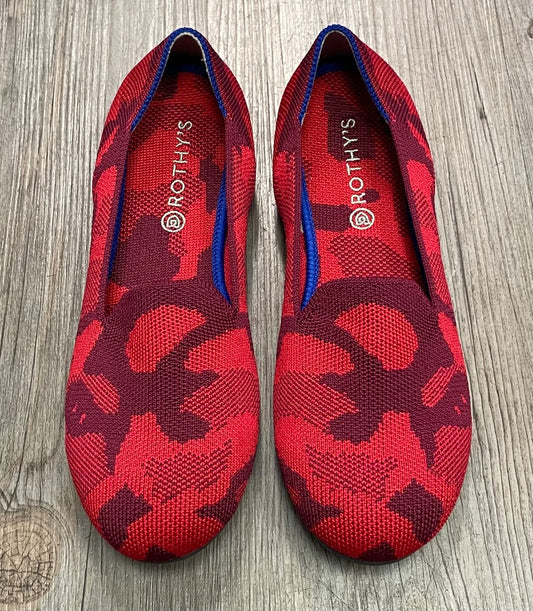 Red Rothys Flat Shoes, 4Y
