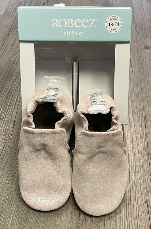 Pearl Pink Robeez Soft Soles Shoes, 18-24M