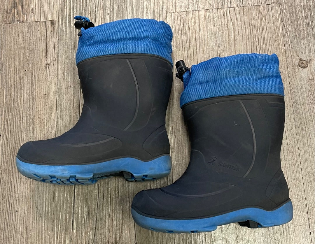 Black, Blue Kamik Winter boots, 8T