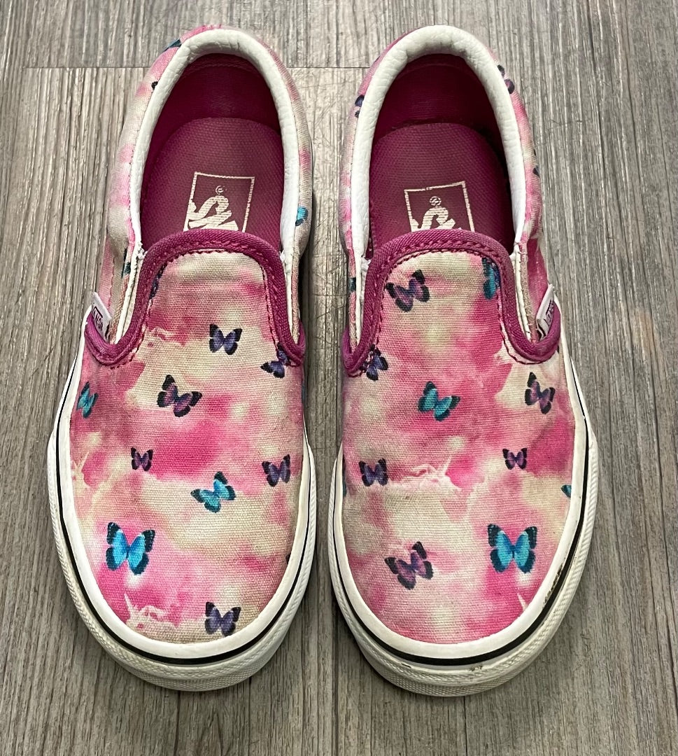 Pink Vans Slip On Shoes, 12Y