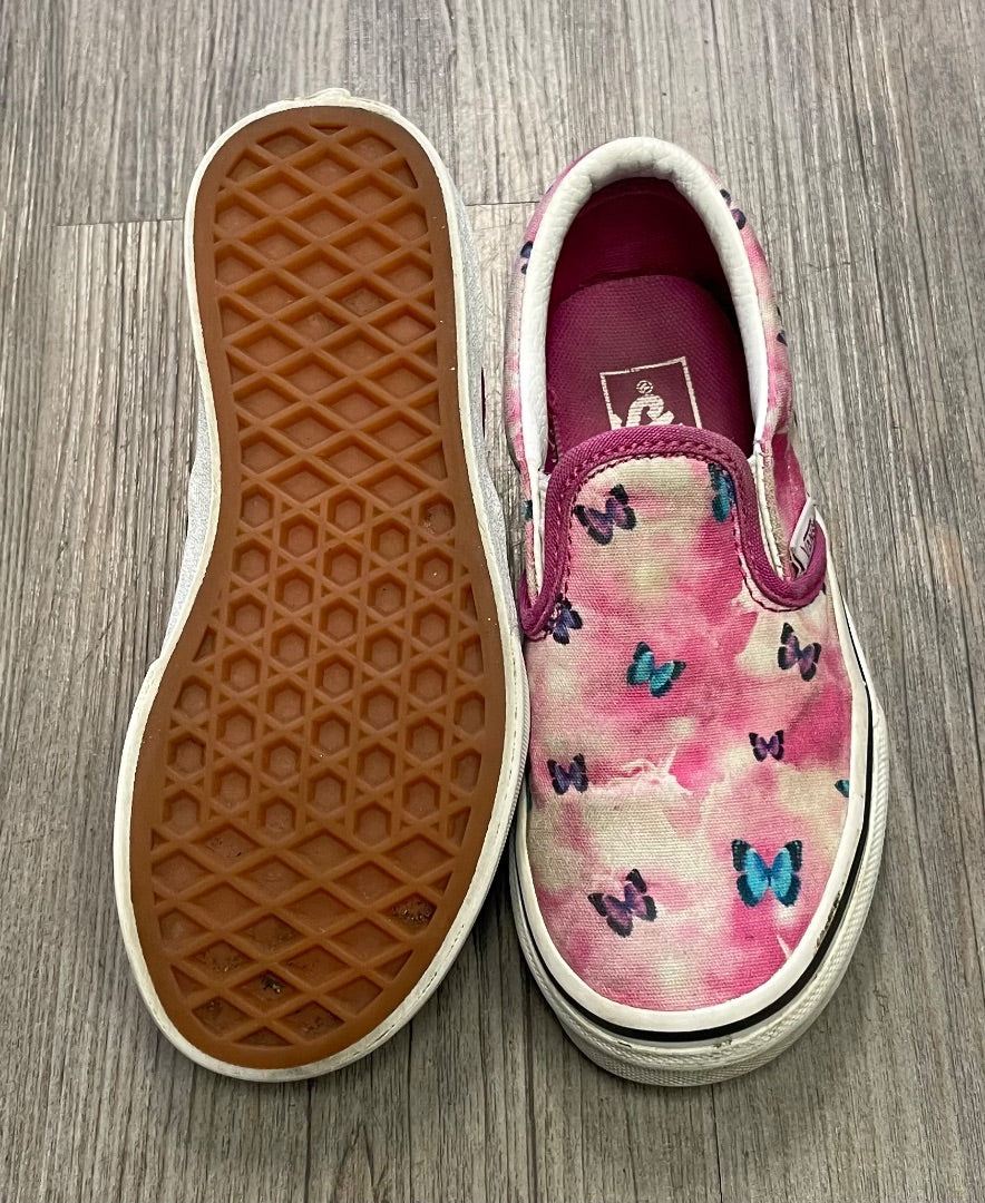 Pink Vans Slip On Shoes, 12Y