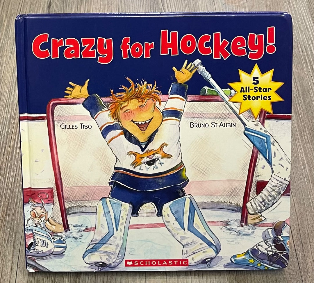 Multi Colour Scholastic Crazy For Hockey!, Hardcover